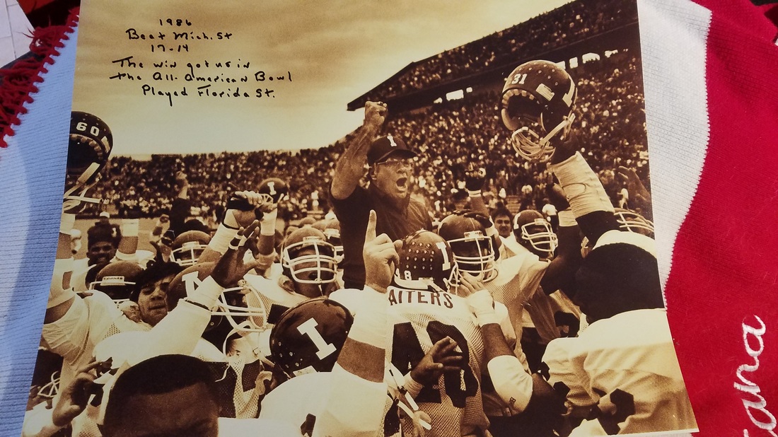 1986 Indiana Football Bill Mallory All American Bowl