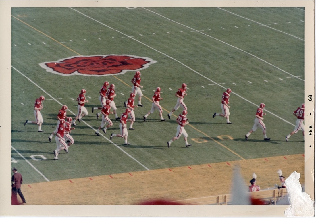 1968 Rose Bowl Indiana Football 